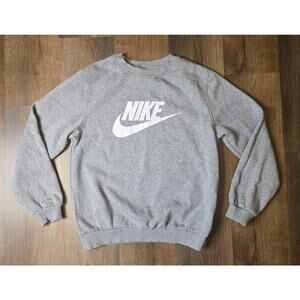 Nike Youth Grey Crewneck Sweatshirt Size XL EUC